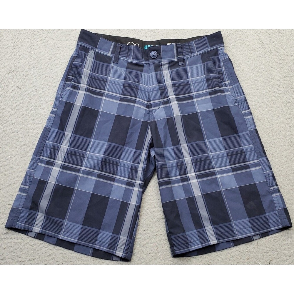 Op Shorts Mens 30 Multi Plaid Flex 4 Way Stretch Slash Pockets Comfort Waistband